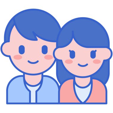 Ebeveyn simgesi. vektör illüstrasyonu.