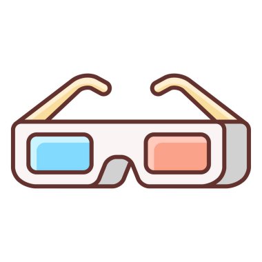 Beyaz arkaplanda vr gözlük simgesi