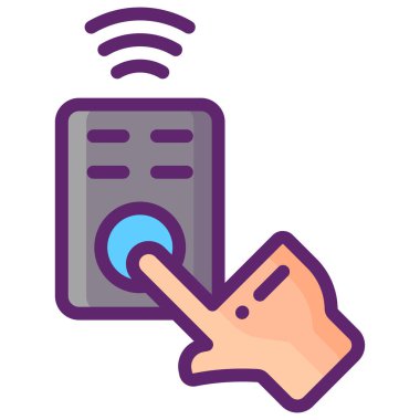 Beyaz arkaplanda Denetimli Erişim simgesi