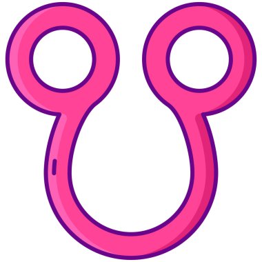 Alçalan Düğüm simgesi, basit vektör tasarımı