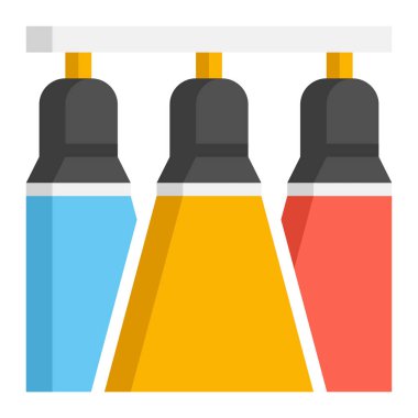 Spotlight simgesinin vektör illüstrasyonu