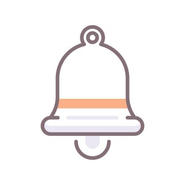 Çan simgesi vektör illüstrasyonu