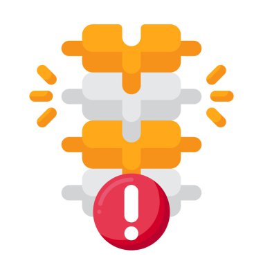 Kronik Ağrı Vektörü İllüstrasyonu