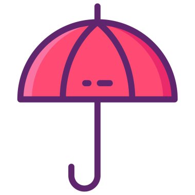 Şemsiye simgesi basit örnek