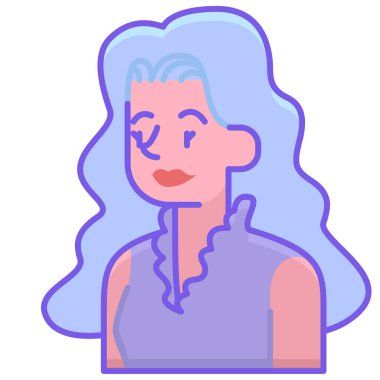 Güzel bir kadın beyaz arka planda izole edilmiş