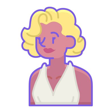 genç kadın avatar karakter