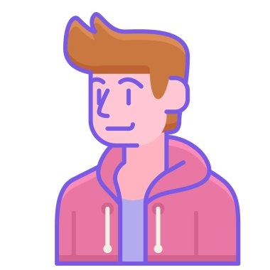 genç adam avatar karakter