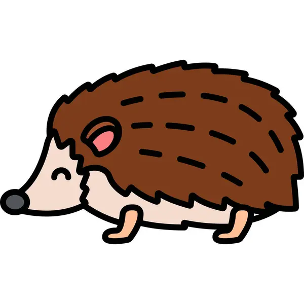 Cartoon Illustration Hedgehog Icon Royalty Free Stock Illustrations