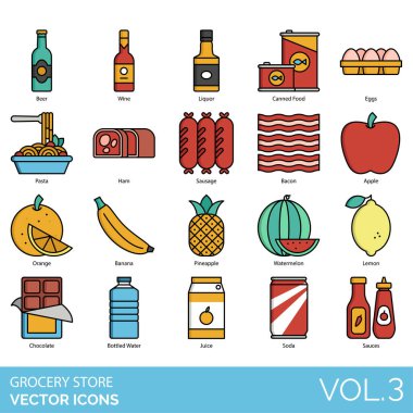 Elma, Avokado, Bebek Ürünleri, Pastırma, Fırın, Muz, Barkod Tarayıcı, Barkod, Bira, Şişe Suyu, Ekmek, Brokoli, Kek, Şeker, Konserve Gıda, Havuç, Nakit Kayıt