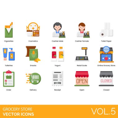 Elma, Avokado, Bebek Ürünleri, Pastırma, Fırın, Muz, Barkod Tarayıcı, Barkod, Bira, Şişe Suyu, Ekmek, Brokoli, Kek, Şeker, Konserve, Havuç, Kayıt, Nakit, Kasiyer 