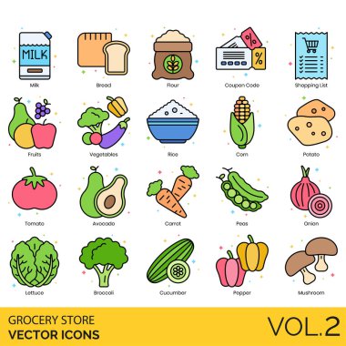 Elma, Avokado, Bebek Ürünleri, Pastırma, Fırın, Muz, Barkod Tarayıcı, Barkod, Bira, Şişe Suyu, Ekmek, Brokoli, Kek, Şeker, Konserve Gıda, Havuç, Nakit Kayıt