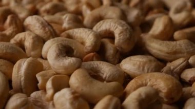 Tam kare fındık arka planı. Vejetaryen Organik Sağlıklı Atıştırma Konsepti. 