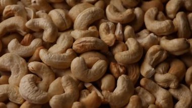 Tam kare fındık arka planı. Vejetaryen Organik Sağlıklı Atıştırma Konsepti. 