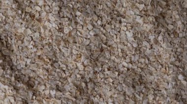 organik yulaf ezmesi veya yulaf ezmesi desenli arkaplan.