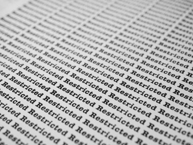 İş geçmişi için kağıda kısıtlı sözlerName.