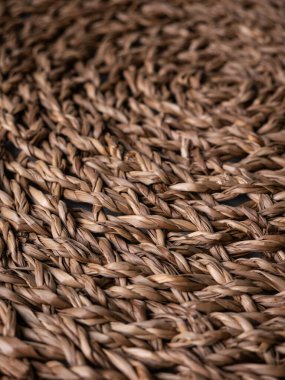 Çizgili örgü, Wicker saman klasik desen arkaplanı.