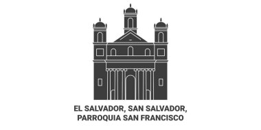 El Salvador, San Salvador, Parroquia San Francisco seyahat çizgisi çizelgesi çizimi