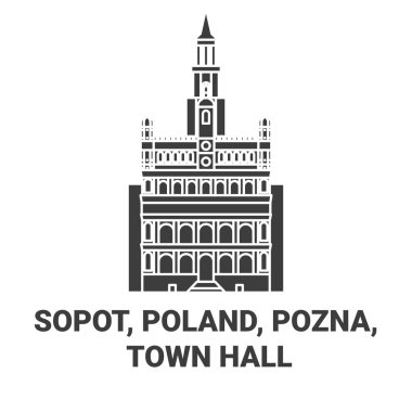 Polonya, Pozna, Belediye Binası seyahat çizgisi çizelgesi çizimi