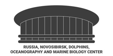 Rusya, Novosibirsk, Yunuslar, Okyanus Bilimi ve Deniz Biyolojisi Merkezi seyahat çizgisi çizimi