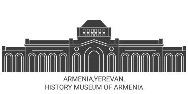 Ermenistan, Erivan, Ermenistan Tarihi Müzesi tarihi eser çizgisi çizimi