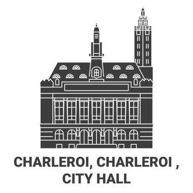 Kanada, Charleroi, Charleroi, Belediye Binası seyahat çizgisi çizelgesi çizimi