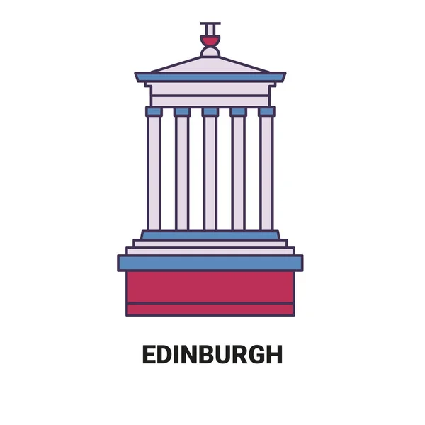 Эдинбургская Векторная Иллюстрация — стоковый вектор
