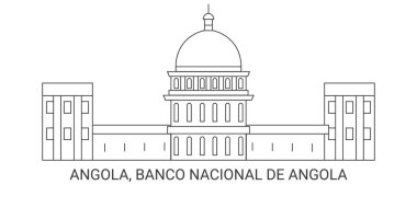 Angola, Banco Nacional De Angola, seyahat çizgisi çizelgesi çizimi