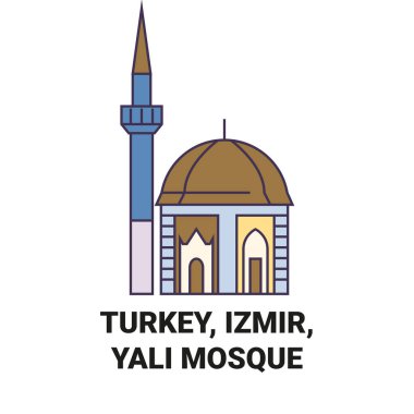 Türkiye, İzmir ve Yali Camii tarihi sınır çizgisi çizimi