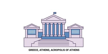 Yunanistan, Atina ve Atina Akropolü tarihi sınır çizgisi çizimi