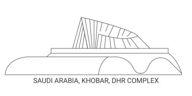 Suudi Arabistan, Khobar, Dhr Kompleksi seyahat çizgisi çizelgesi çizimi
