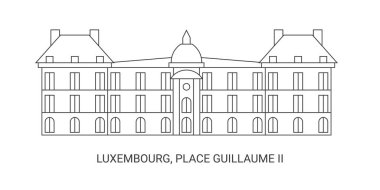 Lüksemburg, Guillaume II, seyahat çizgisi çizelgesi çizimi