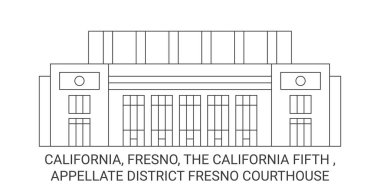 Amerika Birleşik Devletleri, Kaliforniya, Fresno, California 5. Bölge Fresno Adliyesi Seyahat Hattı