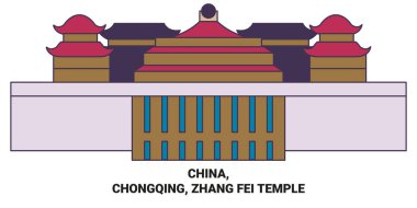 Çin, Chongqing, Zhang Fei Tapınağı...