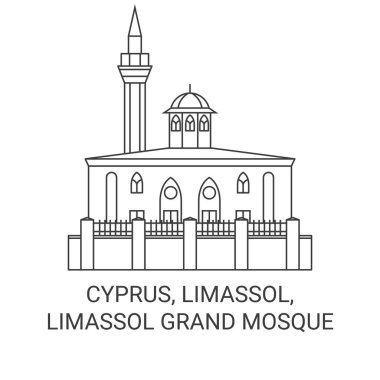 Kıbrıs Rum Kesimi, Limasol ve Limasol Büyük Camii tarihi sınır çizgisi illüstrasyonu