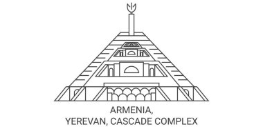 Ermenistan, Erivan, Şelale Kompleksi seyahat çizgisi çizelgesi çizimi