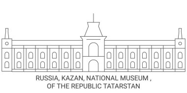 Rusya, Kazan, Ulusal Müze, Tataristan tarihi çizgisi çizimi