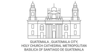 Guatemala, Guatemala Şehri, Kutsal Kilise Katedrali Santiago De Guatemala Seyahat Hattı 'nın Başkent Bazilikası