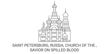 Rusya, Saint Petersburg, Kurtarıcı Kilisesi Dökülen Kan Seyahat Tarihi Çizgisi