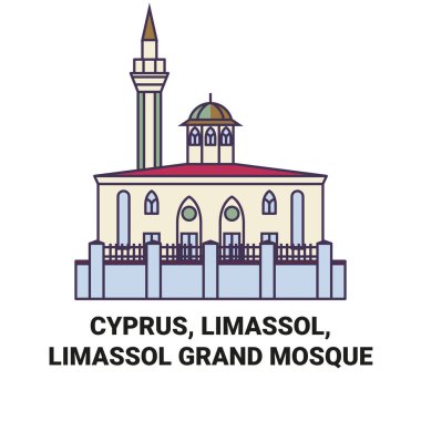 Kıbrıs Rum Kesimi, Limasol ve Limasol Büyük Camii tarihi sınır çizgisi illüstrasyonu