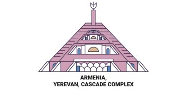 Ermenistan, Erivan, Şelale Kompleksi seyahat çizgisi çizelgesi çizimi