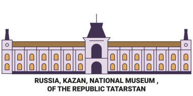 Rusya, Kazan, Ulusal Müze, Tataristan tarihi çizgisi çizimi