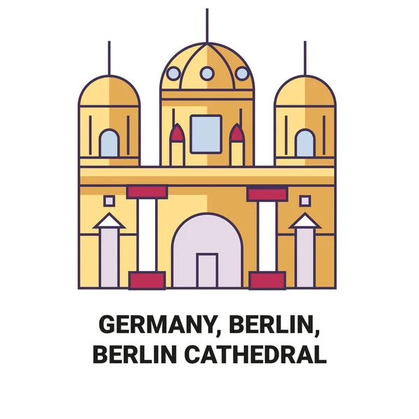 Німеччина Берлін Берлінський Собор — стоковий вектор