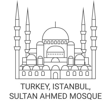 Türkiye, İstanbul ve Sultan Ahmed Camii tarihi sınır çizgisi çizimleri