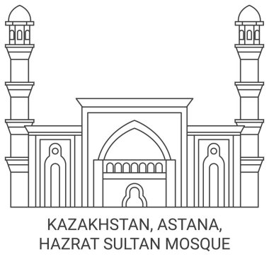 Kazakistan, Astana, Hazrat Sultan Camii...