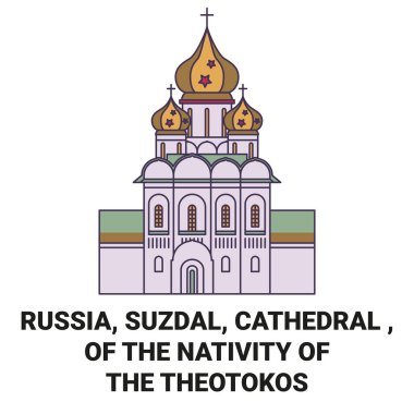 Theotokos 'un Doğuşu' nun Rusya, Suzdal, Katedral 'i.