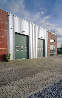 modern industrial warehouse in the netherlands