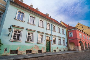 Çek başkentinin güzel tarihi şehir merkezi