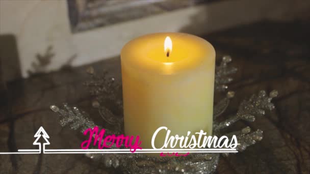 Merry Christmas Background Christmas Holiday Table Merry Christmas 2023 Merry — Stock Video