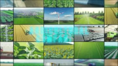 Tarım şirketlerinin yazıtları. Tarım şirketlerinin bilgileri. Tarım şirketleri çoklu ekran.