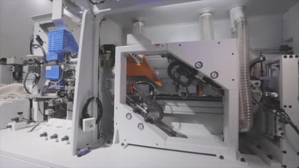 Movement Mechanical Parts Working Mechanism Modern Machine — Stok video
